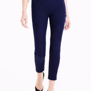 J.Crew Minnie Cropped Straight Leg Navy Blue 6
